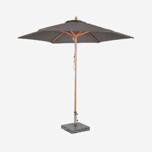 Fritab – Parasoll Cannes Ø250cm – Grå – Parasoller – Från Homeroom