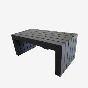 Fritab – Soffbord Bite 90x45x38 cm – Svart – Soffbord utomhus – Från Homeroom