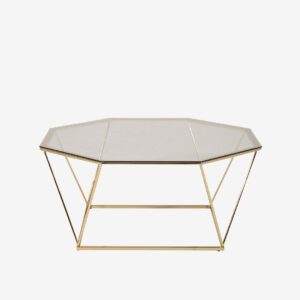 Furniture Fashion – Soffbord Österlen, Diameter 100 cm – Transparent – Soffbord – Från Homeroom