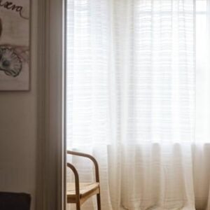 GIA multifunktionsgardin 1 längd – extra bred Naturvit