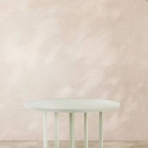 GIBRALTAR matbord ø 120 cm Ljus grågrön