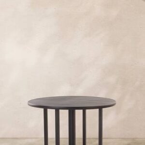 GIBRALTAR matbord ø 120 cm Svart