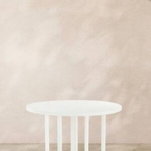 GIBRALTAR matbord ø 120 cm Vit