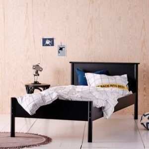 GIRONA barnsäng 90×200 cm Svart