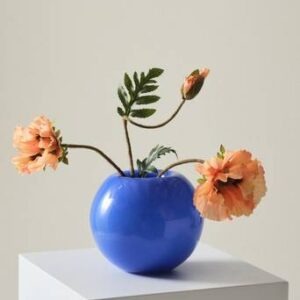 GLOBE glasvas Kornblå