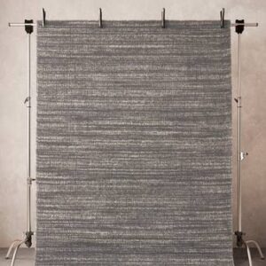 GLYMUR luggmatta 200×290 cm Grå/naturvit/greige