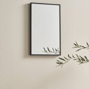 GORGEOUS spegel 30×50 cm Svart