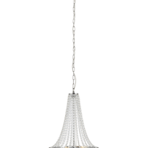 GRÄNSÖ kristallkrona Krom/transparent