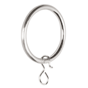 Gardinringar 10-pack Stål