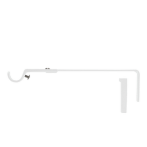 Gardinstångshållare längd 20 cm Vit
