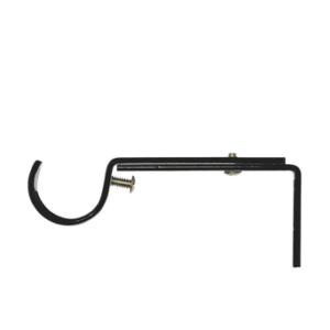 Gardinstångshållare ø 28 mm Svart 10-15 cm