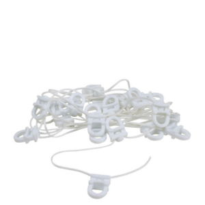 Glid på snöre, 312 cm Vit