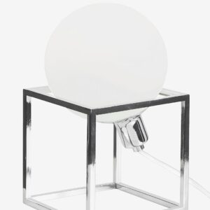 Globen Lighting – Bordslampa Cube – Silver – Bordslampor – Från Homeroom