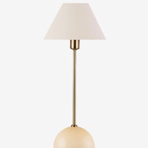 Globen Lighting – Bordslampa Iris 20 – Beige – Bordslampor – Från Homeroom