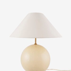 Globen Lighting – Bordslampa Iris 35 Butter gul – Beige – Bordslampor – Från Homeroom