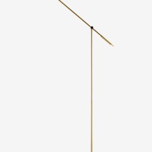 Globen Lighting – Golvlampa Hubble Read – Mässing – Golvlampor – Från Homeroom