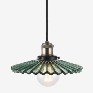 Globen Lighting – Taklampa Cobbler 25 Creme – Grön – Takpendlar – Från Homeroom