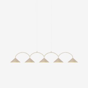 Globen Lighting – Hänge Curve 5 Mocha – Beige – Takpendlar – Från Homeroom