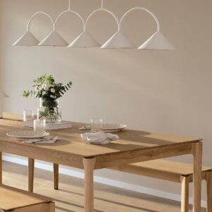 Globen Lighting – Hänge Curve 5 Mocha – Vit – Takpendlar – Från Homeroom