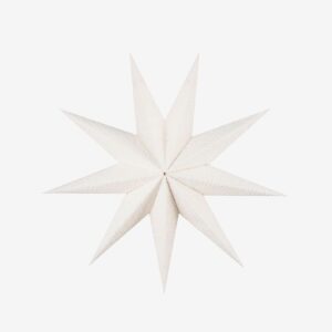Globen Lighting – Jul Stjärna Stella Bouclé 60 – Vit – Adventsstjärnor – Från Homeroom
