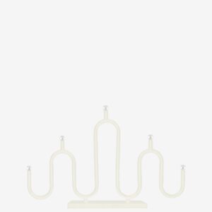 Globen Lighting – Ljusstake Noel 5 – Vit – Adventsljusstakar – Från Homeroom