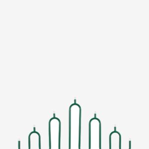 Globen Lighting – Ljusstake Noel 7 – Grön – Adventsljusstakar – Från Homeroom