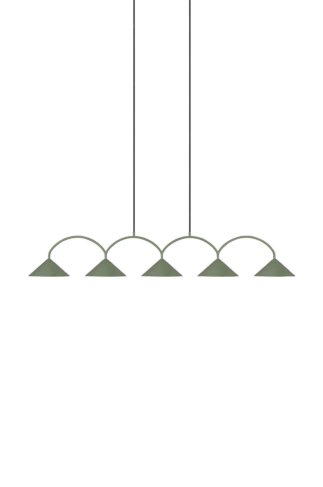 Globen Lighting – Pendel Curve 5 – Grön – Takpendlar – Från Homeroom