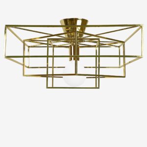 Globen Lighting – Plafond Cube – Mässing – Plafonder – Från Homeroom