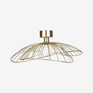 Globen Lighting – Taklampa/vägglampa Ray – Mässing – Takpendlar – Från Homeroom