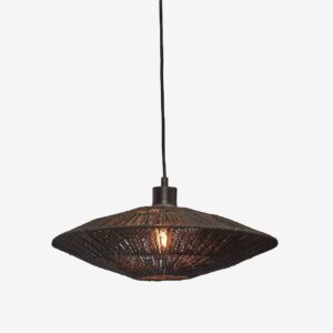 Good&Mojo – Hängande taklampa platt liten Iguazu – Svart – Takpendlar – Från Homeroom