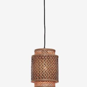 Good&Mojo – Hängande taklampa rörformad Bhutan 18×25 cm – Flerfärgad – Takpendlar – Från Homeroom