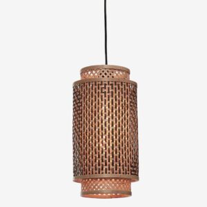 Good&Mojo – Hängande taklampa rörformad Bhutan 18×35 cm – Flerfärgad – Takpendlar – Från Homeroom