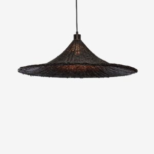 Good&Mojo – Hängande taklampa stor Borabora – Svart – Takpendlar – Från Homeroom