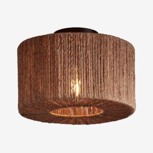 Good&Mojo – Taklampa rund/rak Iguazu 30×16 cm – Natur – Takpendlar – Från Homeroom