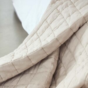 Gripsholm Quilted Överkast 240×260 Beige
