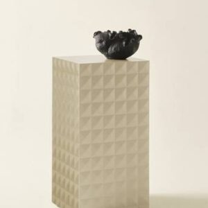 HAGA sidobord 40×40 cm – hög Vit