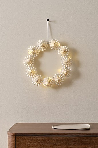 HALO krans med ljusslinga