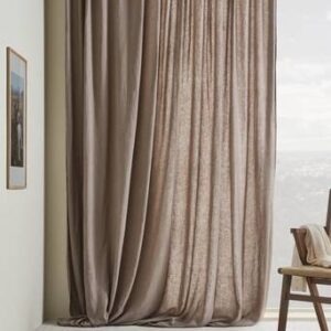 HANNAH multifunktionsgardin 1 längd – extra bred Brun