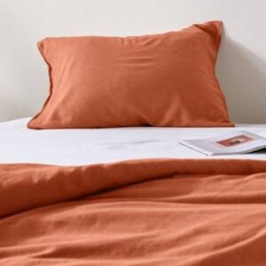 HANNAH örngott 60×50 cm Bränd orange