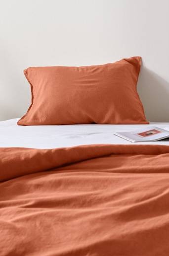 HANNAH örngott 60×50 cm Bränd orange