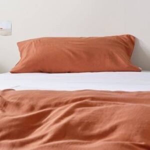 HANNAH örngott 90×50 cm Bränd orange