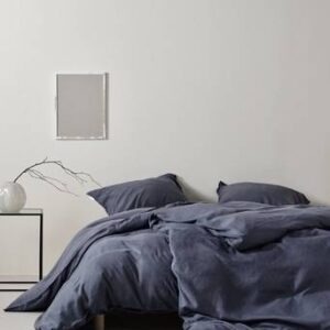 HANNAH påslakanset enkelsäng Åskblå