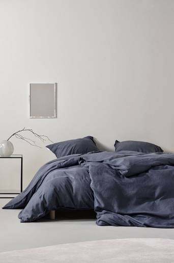 HANNAH påslakanset enkelsäng Åskblå