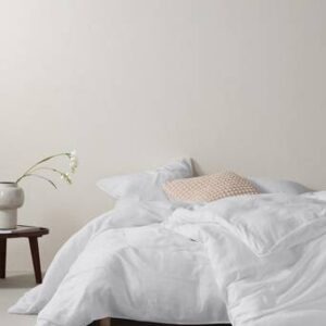 HANNAH påslakanset enkelsäng Vit