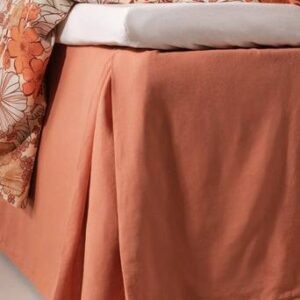 HANNAH sängkappa 60 cm Bränd orange