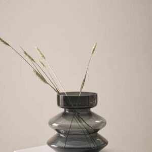 HAZE glasvas – höjd 22 cm Svart