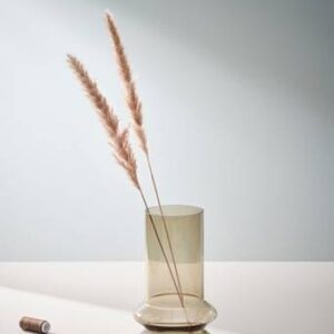 HAZE glasvas – höjd 24 cm Kaffebrun