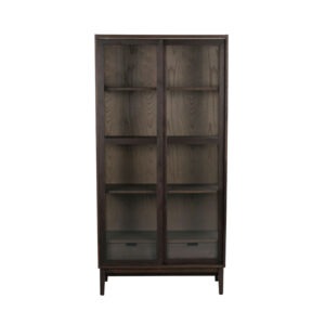 HAZELTON Vitrinskåp Brun