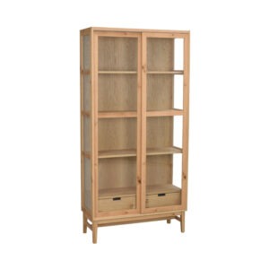 HAZELTON Vitrinskåp Ek