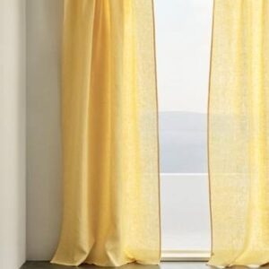 HEDDIE linnegardin 2-pack Gul